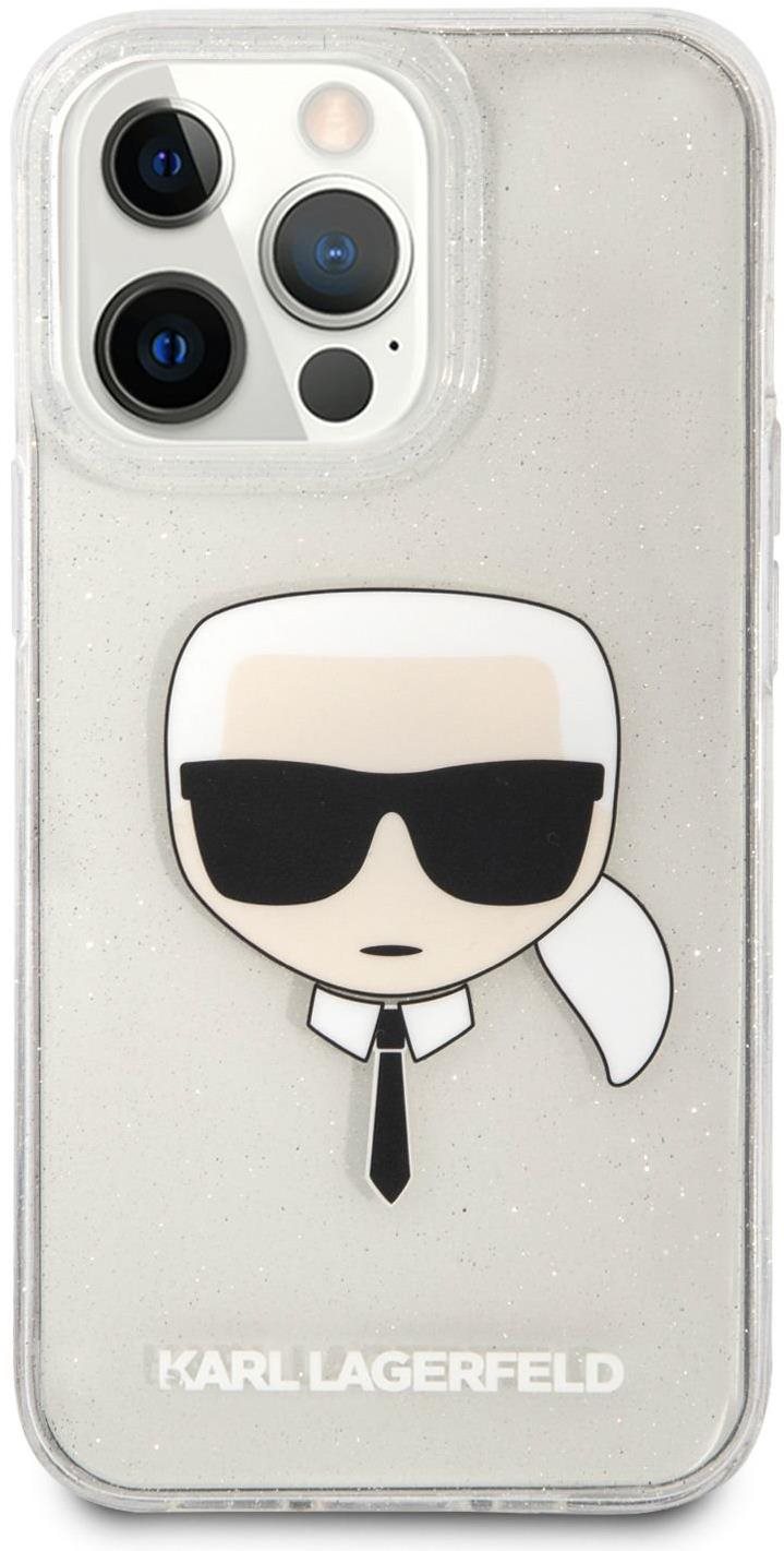 Karl Lagerfeld TPU Full Glitter Karl Head Cover for Apple iPhone 13...