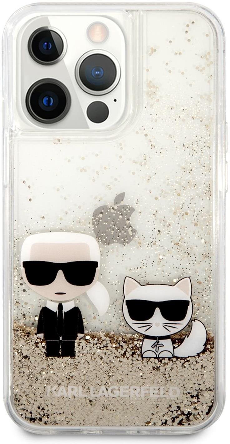 Karl Lagerfeld Liquid Glitter Karl and Choupette Cover for Apple...