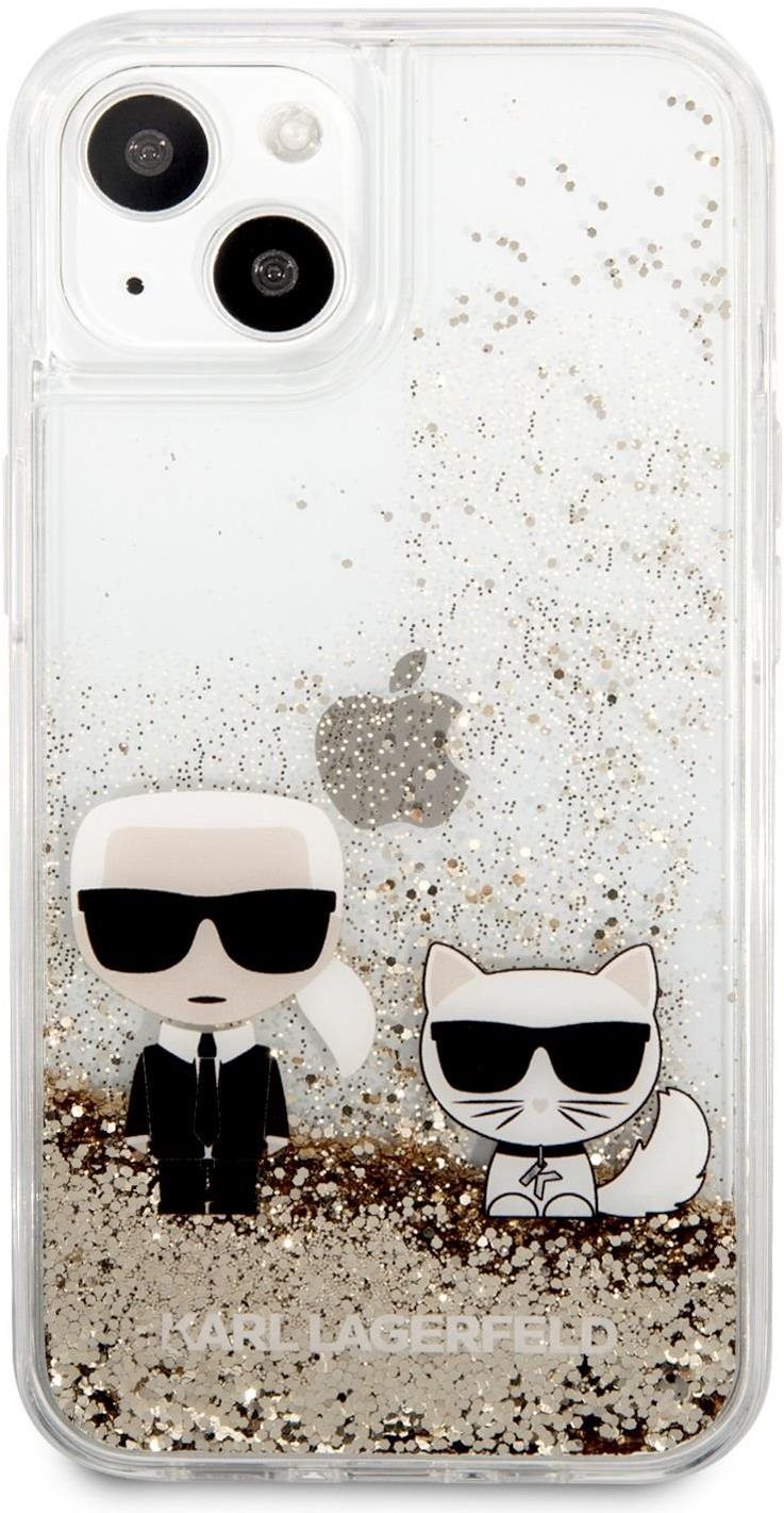 Karl Lagerfeld Liquid Glitter Karl and Choupette Cover for Apple...