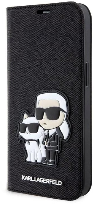 Karl Lagerfeld PU Saffiano Karl and Choupette NFT Book Case für...