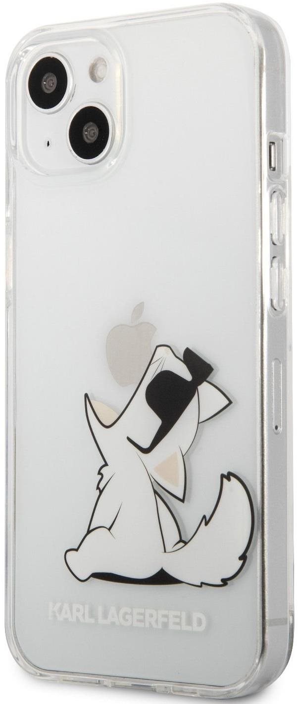 Karl Lagerfeld PC/TPU Choupette Eat Cover for Apple iPhone 13,...