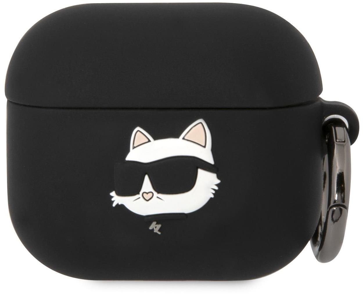 Karl Lagerfeld 3D Logo NFT Choupette Head Airpods 3 Black szilikon...