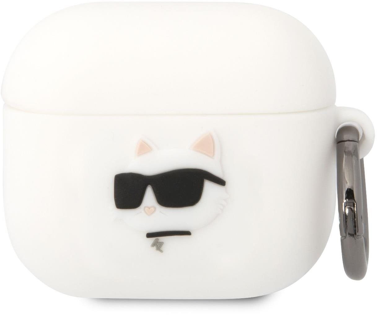 Karl Lagerfeld 3D Logo NFT Choupette Head Airpods 3 White szilikon...