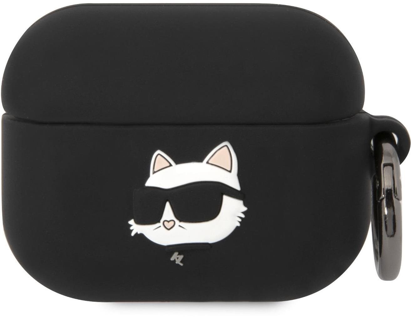 Karl Lagerfeld 3D Logo NFT Choupette Head Silikoncover für Airpods...