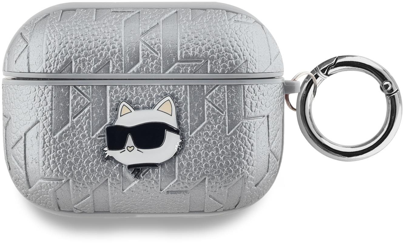 Karl Lagerfeld PU Embossed Choupette Head Hülle für AirPods Pro...