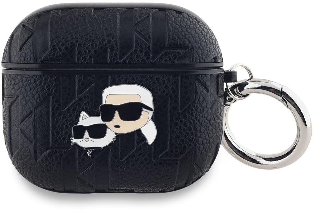 Karl Lagerfeld Embossed Karl and Choupette Heads AirPods 3 fekete...