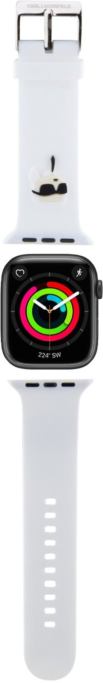 Karl Lagerfeld Karl Head NFT na Apple Watch 42/44 White Remienok na...