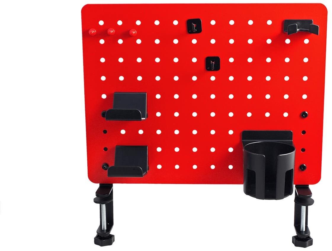 ROLINE Děrovaná deska pro kancelář / hráče, červená Pegboard