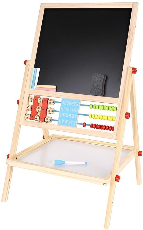 Kruzzel 22472 Multifunkčná obojstranná tabuľa pre deti 42 × 32,5 cm...