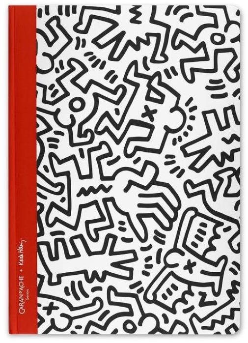 CARAN D'ACHE Keith Haring", A5, bodkovaný Poznámkový blok