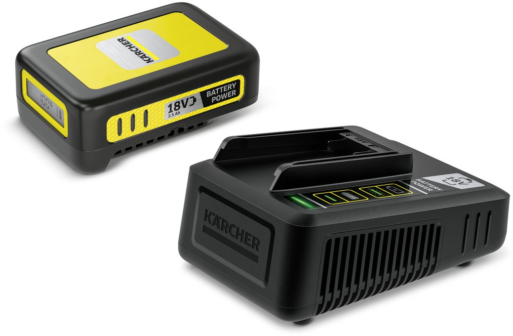 Kärcher Starter Kit Battery Power 18 V/2,5 Ah Töltő és pótakkumulátor