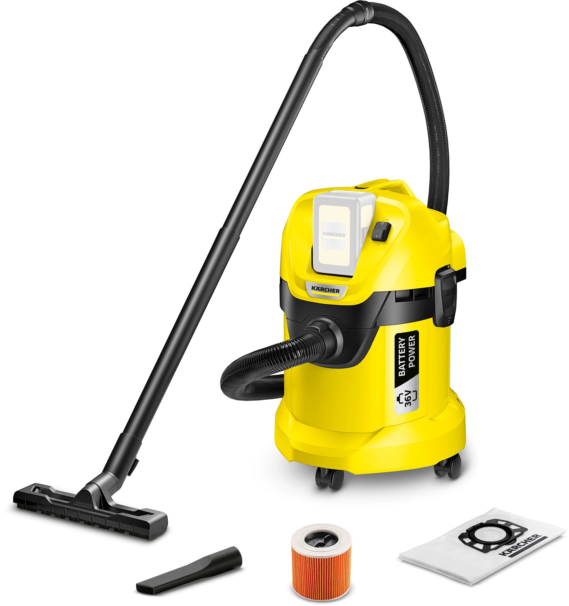 Kärcher WD 3 Battery Priemyselný vysávač