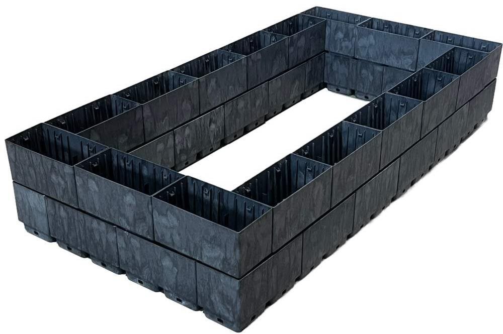Kasko Flexi Element vyvýšený záhon, 75 × 150 × 27 cm Vyvýšený záhon