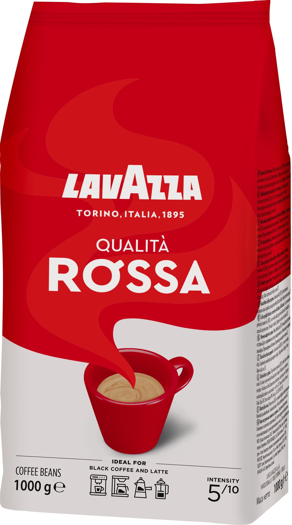 Lavazza Qualita Rossa, zrnková, 1000 g Káva
