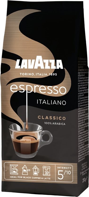 Lavazza Espresso, zrnková, 250 g Káva