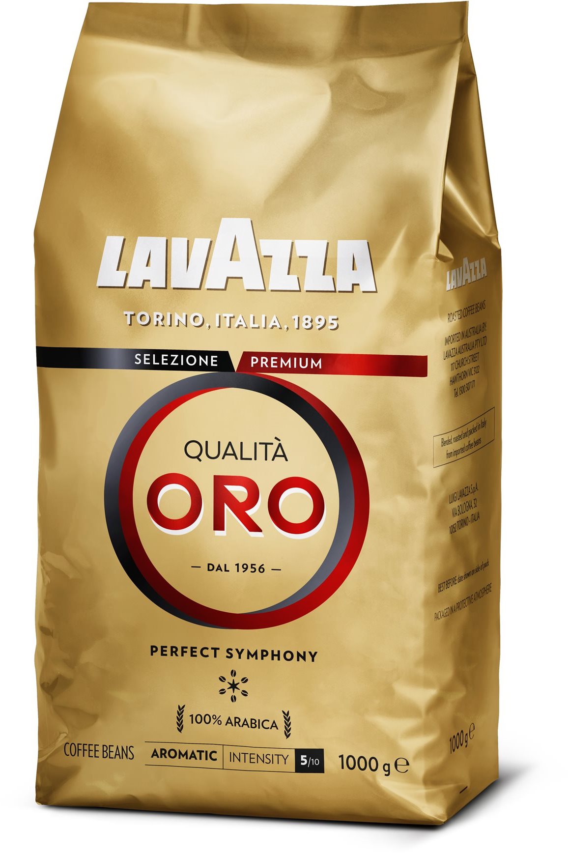 Lavazza Oro, zrnková, 1000 g Káva