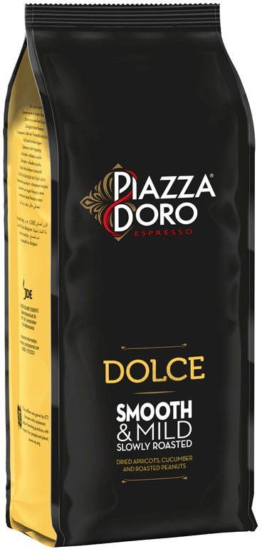 Piazza d´Oro Dolce, zrnková, 1000 g Káva