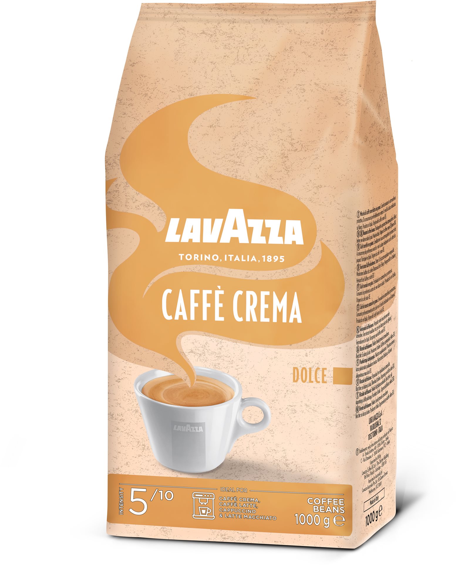 Lavazza Crema Dolce, Bohnenkaffee, 1000g Kaffee