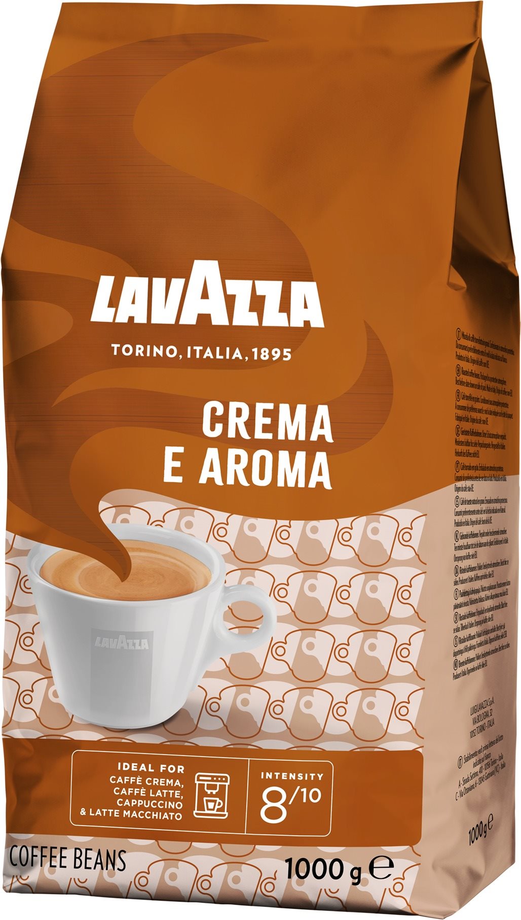Lavazza Crema e Aroma, zrnková, 1000 g Káva