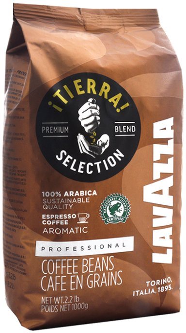 Lavazza Tierra, Bohnenkaffee, 1000g Kaffee
