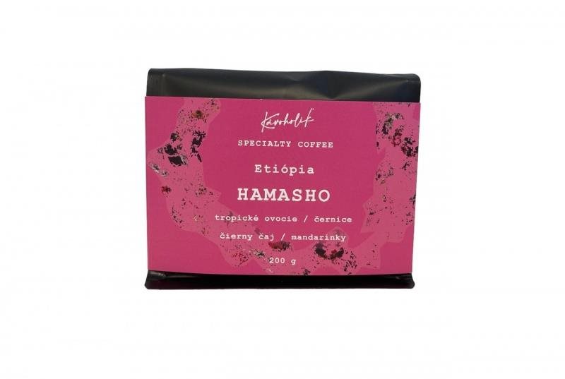 KÁVOHOLIK Filterkávé Etiópia, HAMASHO, 200g Kávé