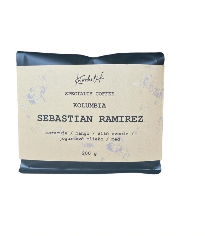 KÁVOHOLIK Kolumbia Sebastian Ramirez Yellow fruits, 200 g, Caturra...