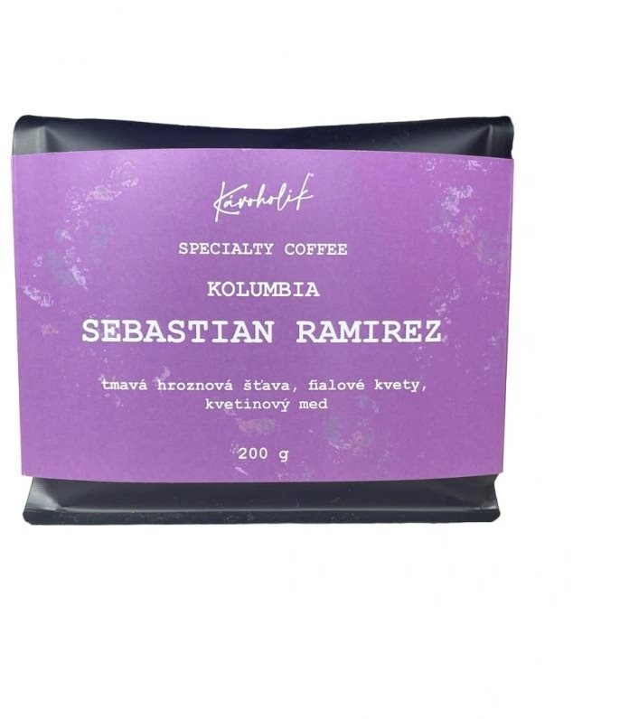 KÁVOHOLIK Kolumbia Sebastian Ramirez Purple fruits, 200 g, Caturra...