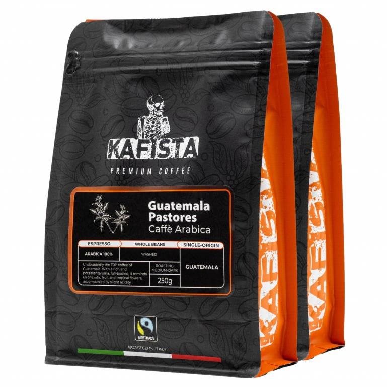 Kafista „Guatemala Pastores" – Zrnková káva, 100 % Arabica,...