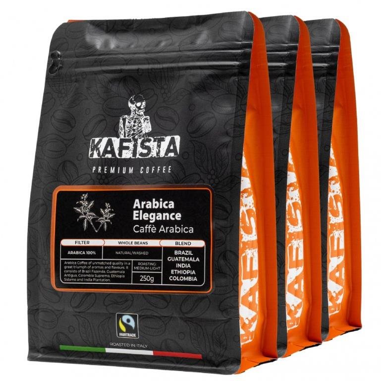 Kafista Zrnková Káva „Arabica Elegance" – 100 % Arabica zmes,...