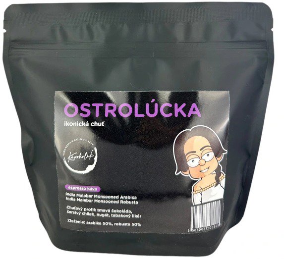 KÁVOHOLIK Espresso Ostrolúcka A/R, 50/50, 250 g, zrno Káva