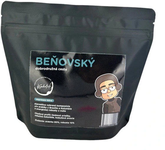 KÁVOHOLIK Beňovský Espresso - A/R, 90/10, 250g, szemes Kávé