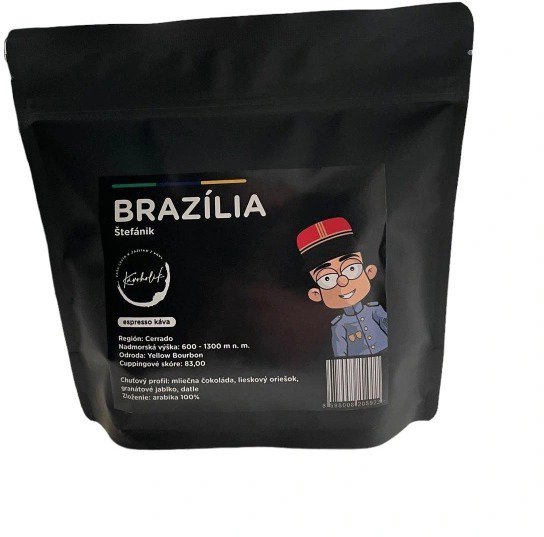 KÁVOHOLIK Štefánik  Brazília YB 100% Arabika 250 g, szemes Kávé