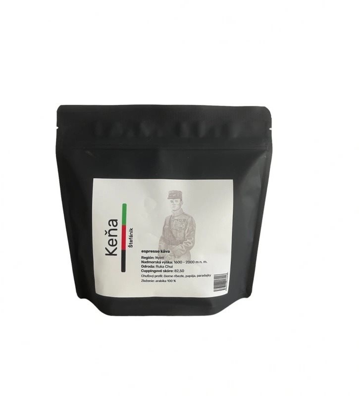 KÁVOHOLIK Štefánik Kenya 100% arabika 250 g, szemes Kávé