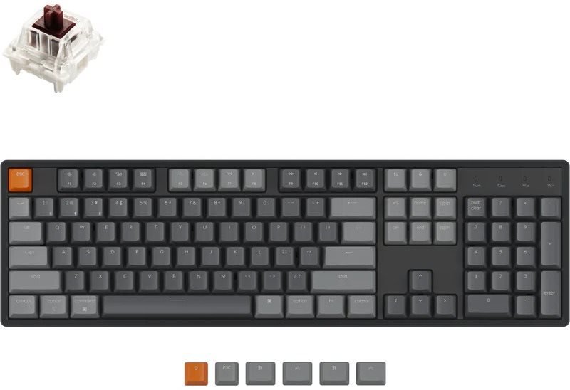 Keychron K10 Hot-Swappable Brown Switch - US Gaming-Tastatur