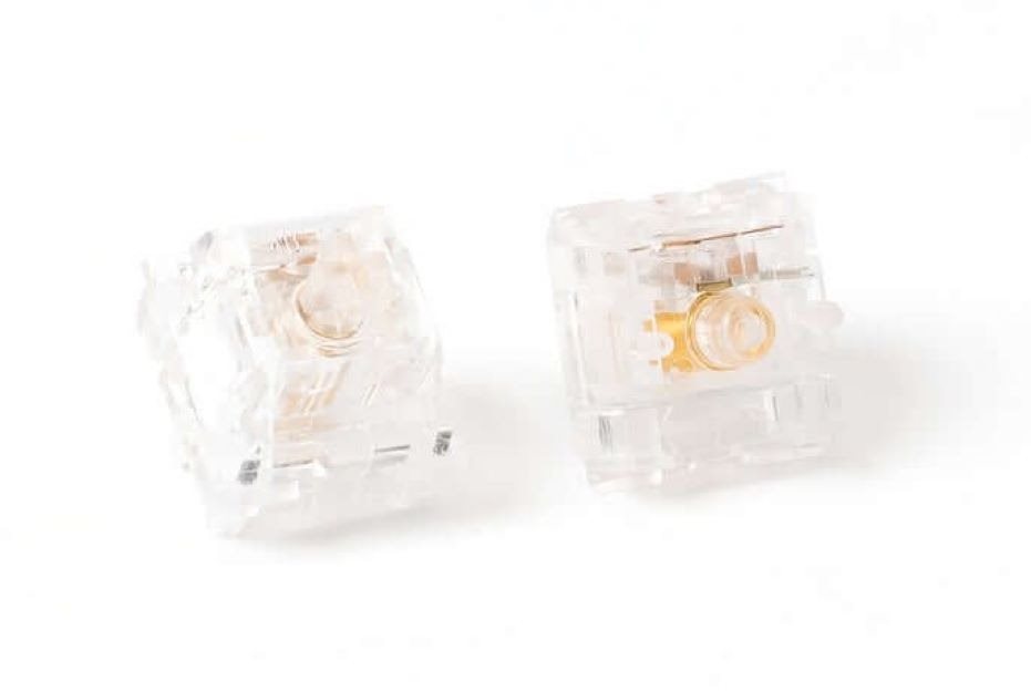 Keychron Kailh Clione Limacina Tactile Switch-58 gf Gold-plated...