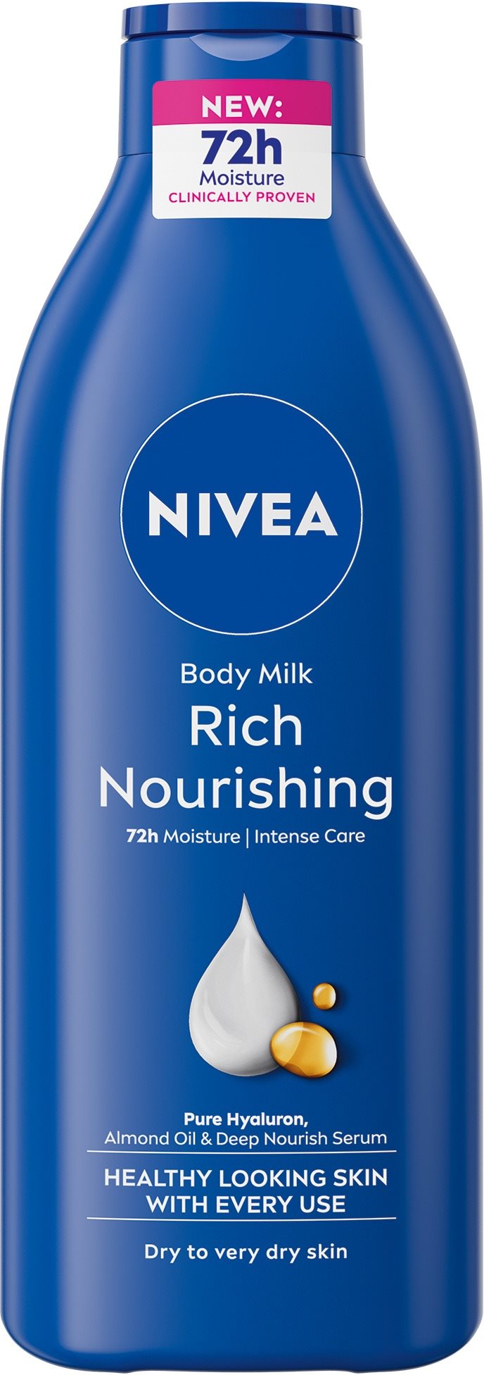 NIVEA Body Milk Rich Nourishing 400 ml Telové mlieko
