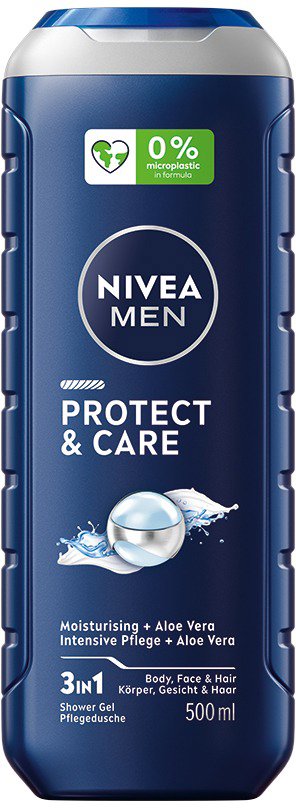 NIVEA MEN Protect & Care Shower Gel 500 ml Tusfürdő