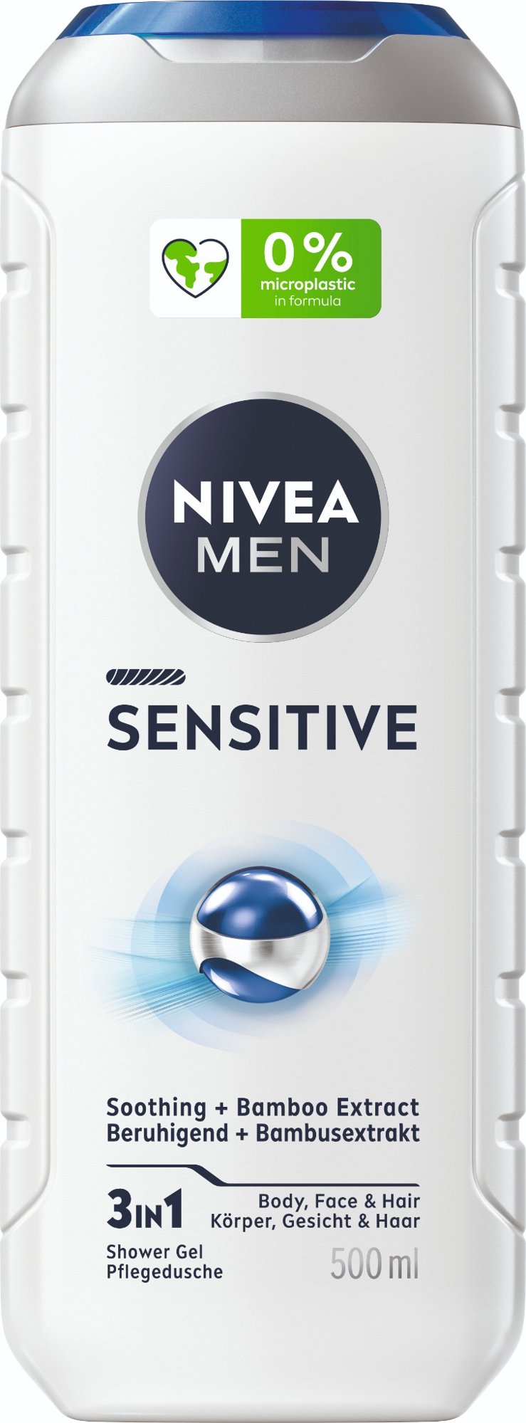 NIVEA MEN Sensitive Shower Gel 500 ml Tusfürdő