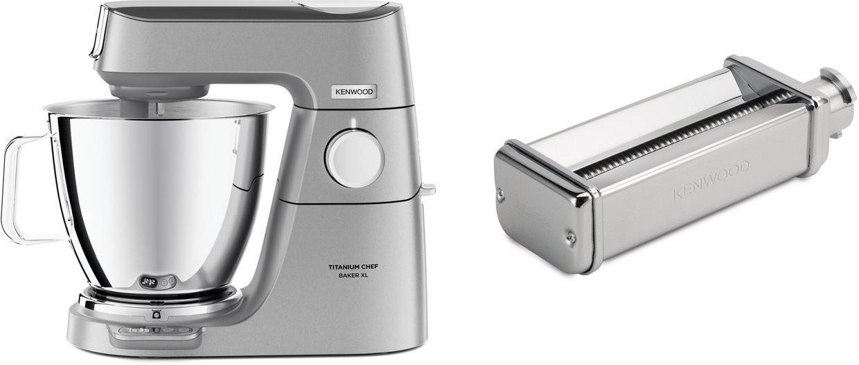 Kenwood KM Titanium Chef Baker XL KVL85.124SI + KENWOOD KAX 984 ME...