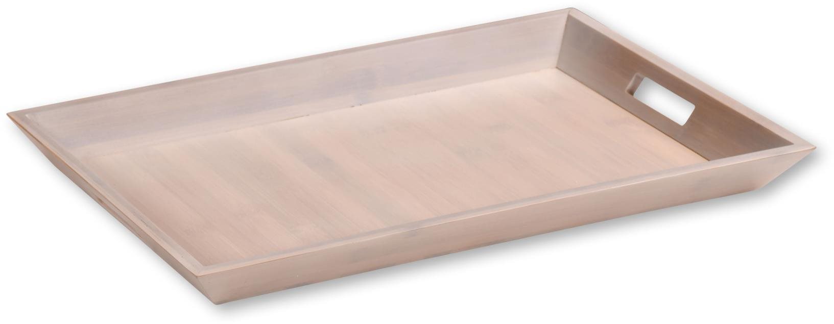 Kesper Servírovací podnos bambus biely, 52 × 33 × 4 cm Podnos