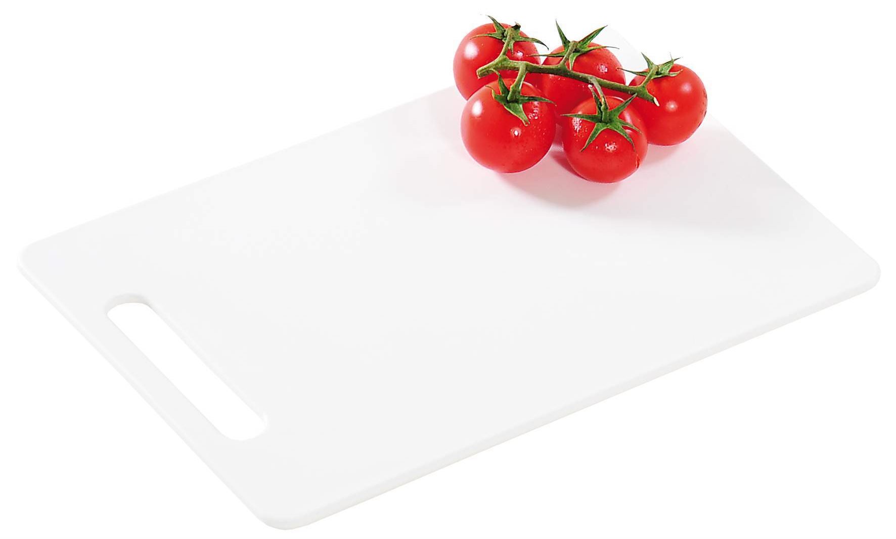 Kesper Doska z PVC 34 × 24 cm, biela Doska na krájanie