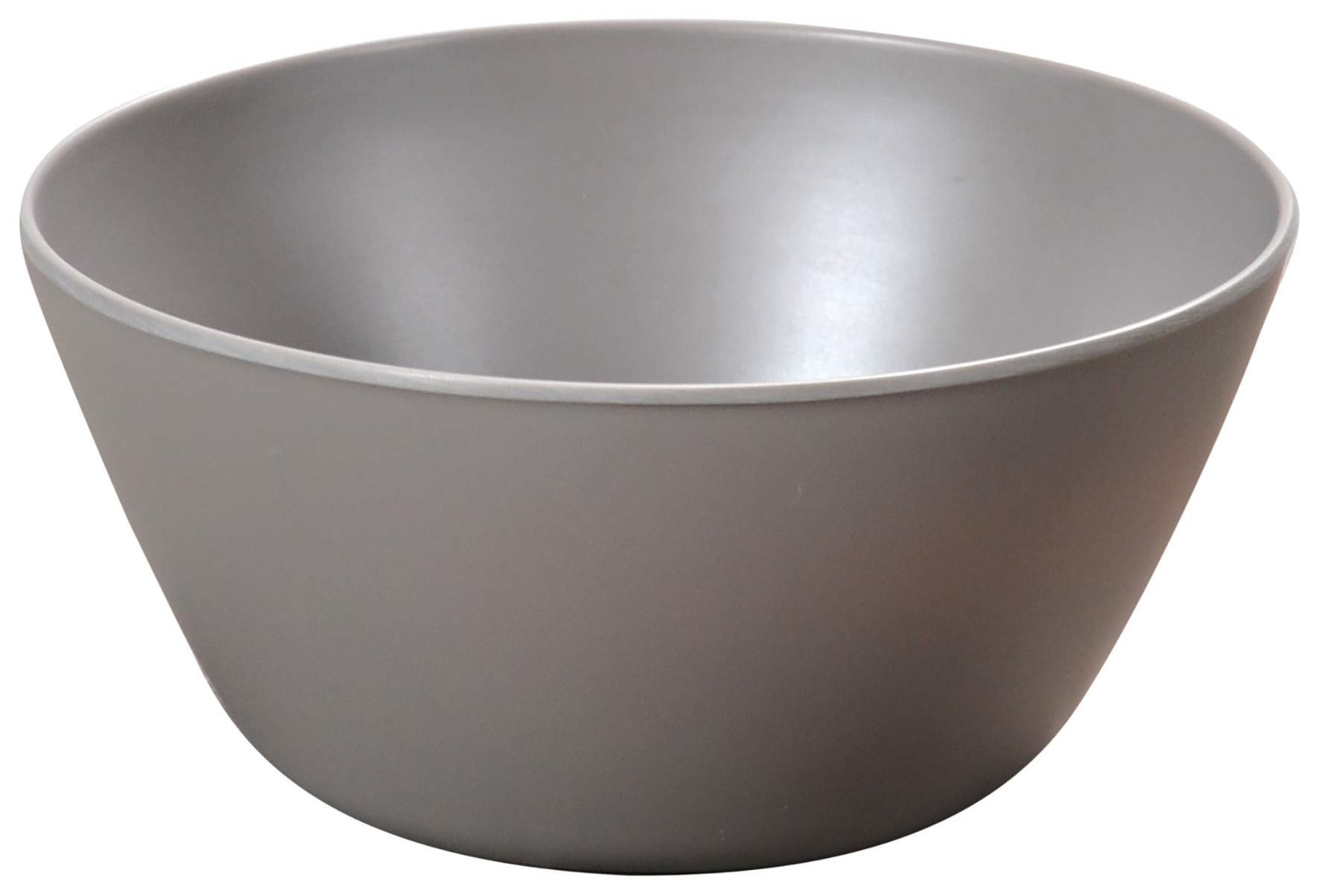 Kesper Schüssel, dunkelgrau, für Obst und Salate, Durchmesser 15...