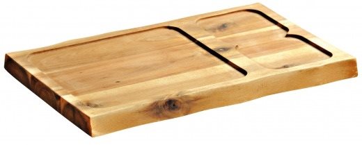 KESPER Gastro-Servierbrett aus Akazienholz 37,5 x 24 cm Schneidebrett