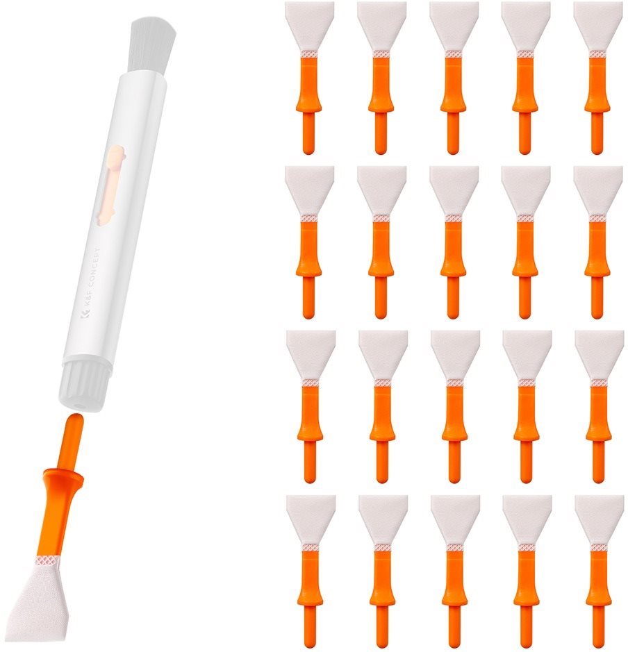K&F Concept Reinigungstupfer-Set für APS-C Chip - 20 Stück Set