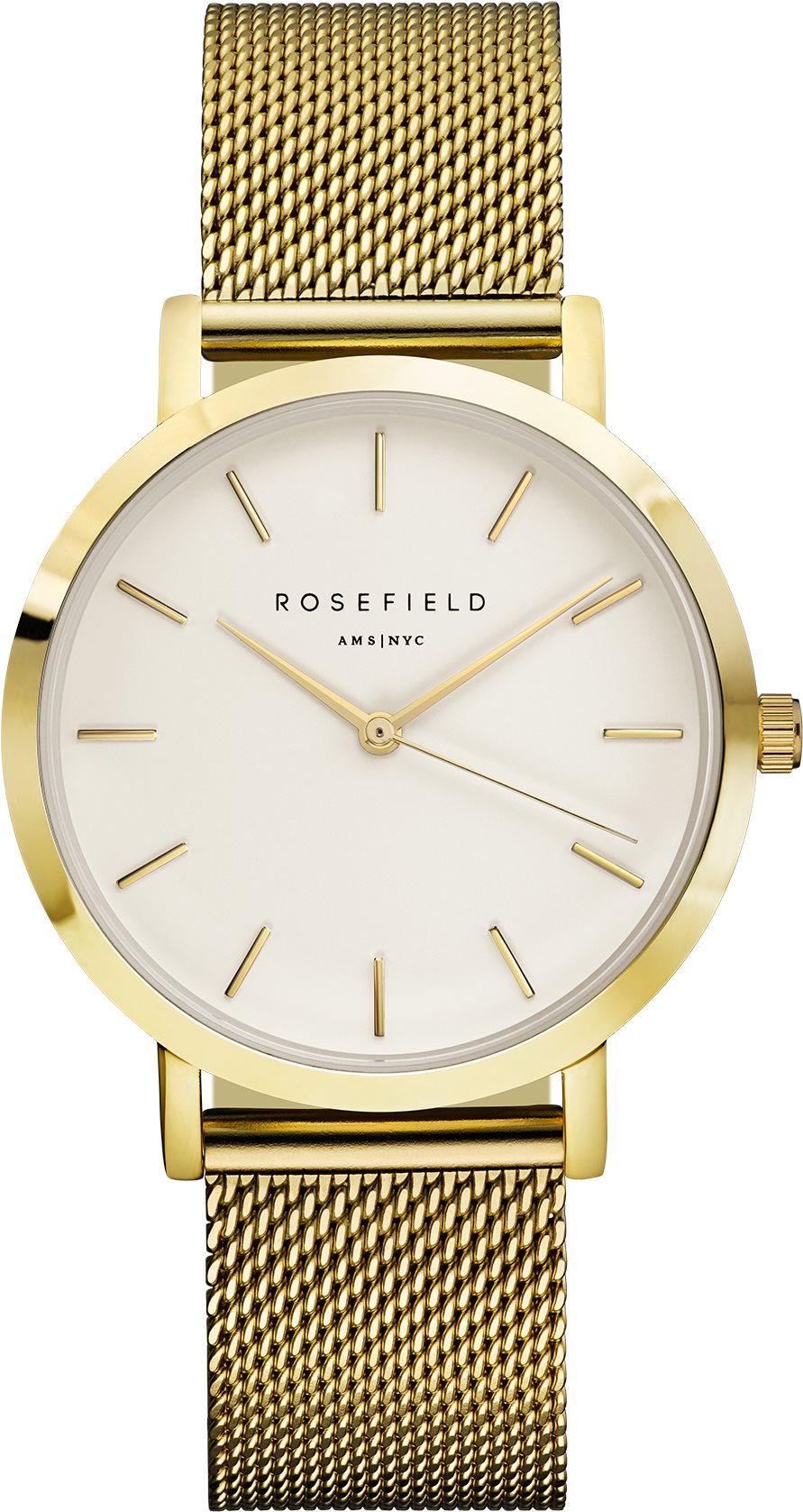 Rosefield The Mercer White Gold Női karóra