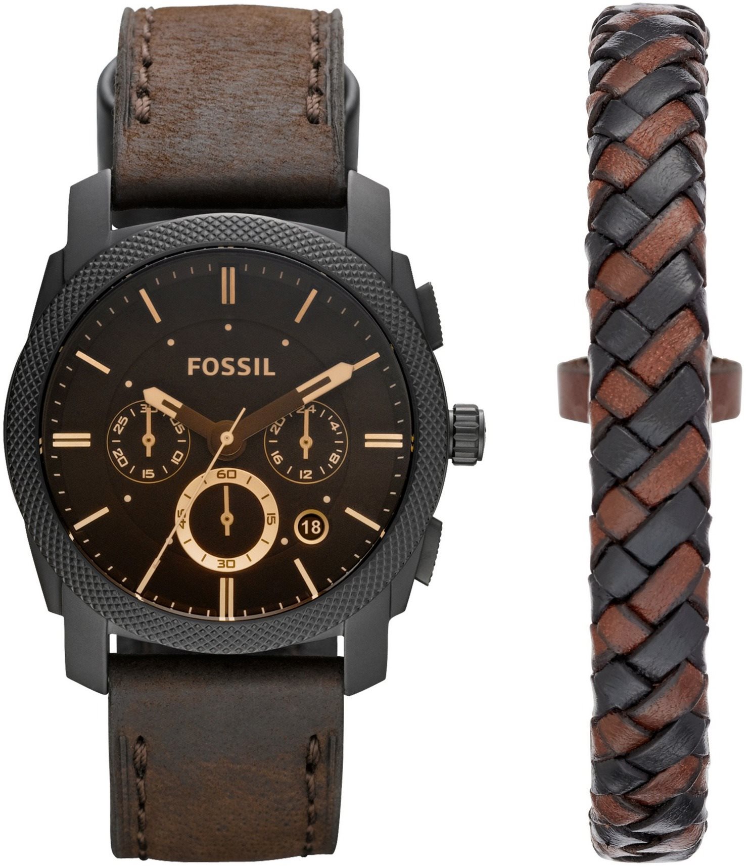 FOSSIL MACHINE FS5251SET Darčeková sada hodiniek
