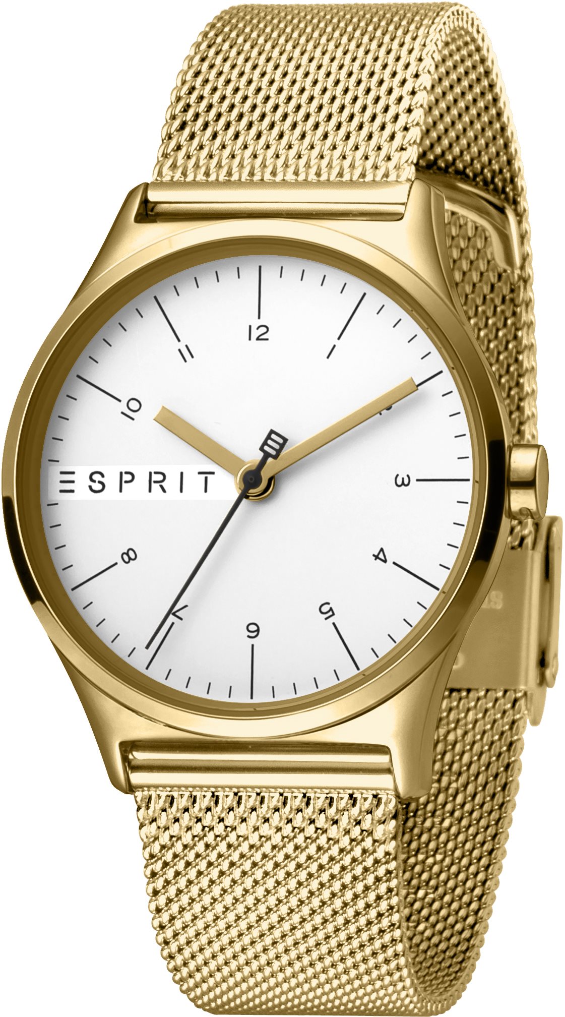 ESPRIT Essential Silver Gold Mesh 3290 Dámske hodinky