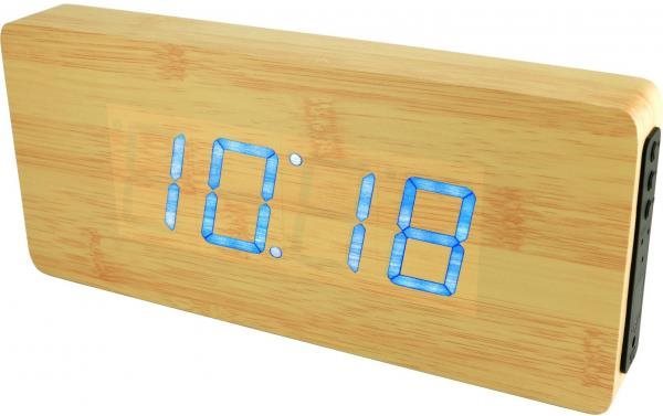 MPM-TIME DIGITÁLNY C02.3672.51. BLUE LED Budík