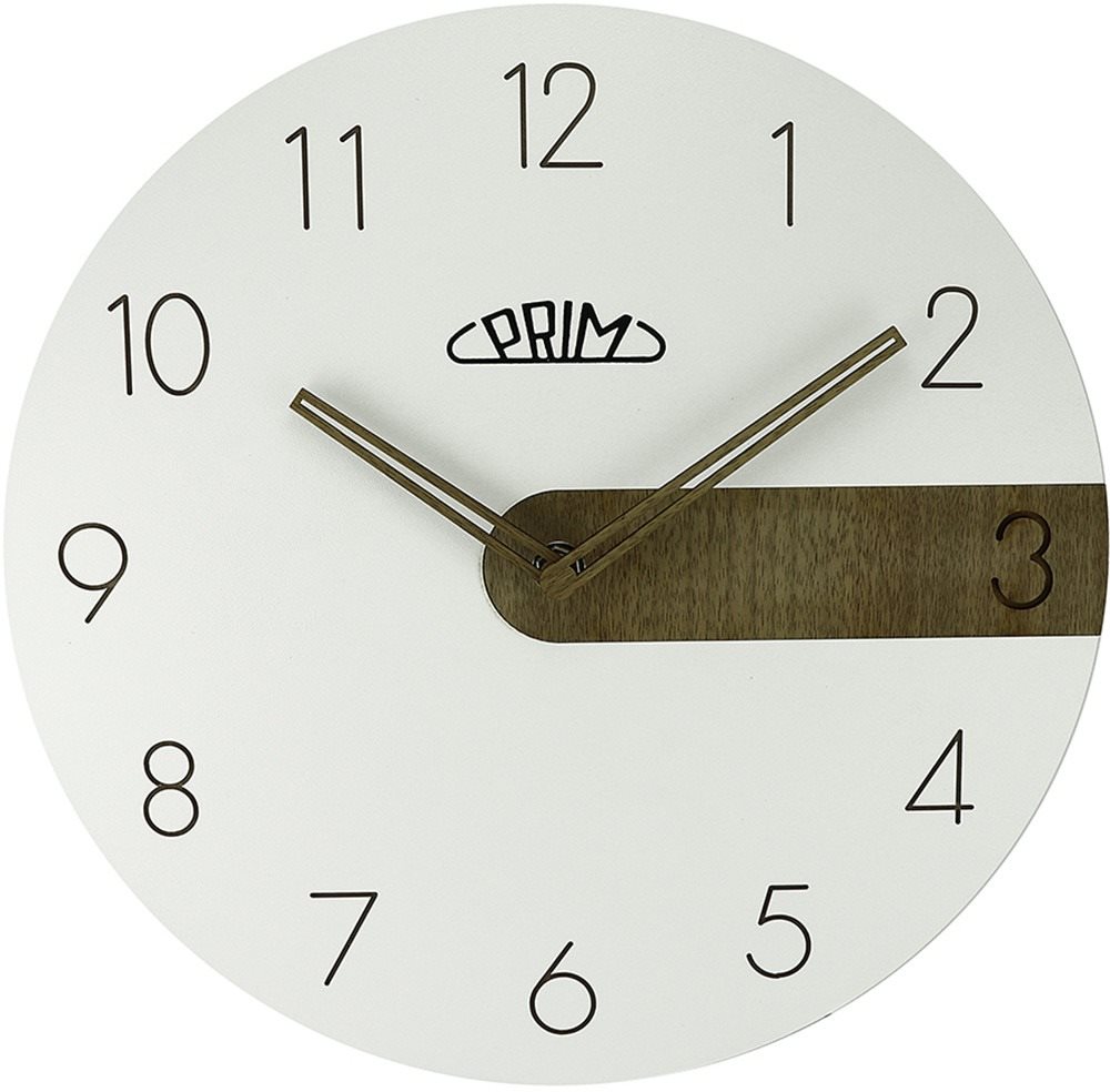 MPM-TIME Clear Timber E01P.4128.00 Nástenné hodiny