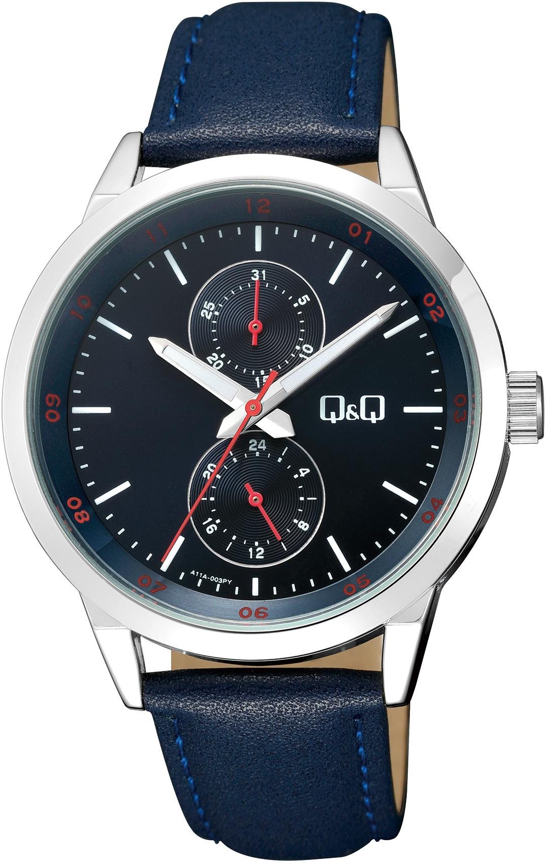 Q+Q Mens A11A-003PY Pánské hodinky